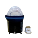 Prenosná umývacia stanica na vlasy s parným generátorom 2 l LED osvetlením 63 × 53 × 69 cm profesionálna 3