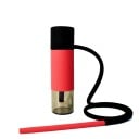 Prenosná vodná dýmka cestovná sada 25 cm silikón akryl mini vodný bong do auta držiak na poháre pre cestovanie kempovanie 5