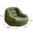 Přenosné křeslo nosnost 75 kg 62 x 80 x 74 cm pohodlné komfortní relaxační sedací křeslo s opěradlem do obývacího pokoje pro dospělé 5
