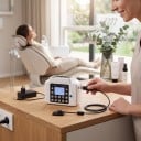 Přenosný digitální zubní rentgen s velkým senzorem 44,5 × 33 mm, dotykový displej, CMOS, 220 V, bílý, pro stomatologii i veterinu 5
