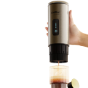 Přenosný kávovar BioloMix 3v1 Bezdrátový ohřev na 92 °C a tlak 15 až 19 barů Na kapsle Nespresso a Dolce Gusto i mletou kávu Do auta a ven 4