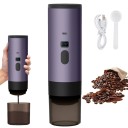 Přenosný kávovar na kapsle i mletou kávu s tlakem 15 bar baterií 2600 mAh a nabíjením USB-C s ohřevem na 90 °C a šálkem 120 ml na cesty 2