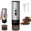 Přenosný kávovar na kapsle i mletou kávu s tlakem 15 bar baterií 2600 mAh a nabíjením USB-C s ohřevem na 90 °C a šálkem 120 ml na cesty 1
