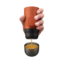 Přenosný kávovar WACACO Minipresso GR2 Ruční espresso bez elektřiny Nádržka 80 ml a tlak 18 barů Dvoustěnná konstrukce Na cesty a kempink 1