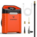 Přenosný kompresor na pneumatiky V3 Bezdrátový 160 PSI a 22 l/min Baterie 7800 mAh LED světlo Hadice 90 cm Pro auto motorku a kolo 2