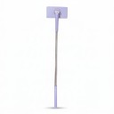 Přenosný mini mop s automatickou výměnou papírových utěrek 70 cm Otočná hlavice 360° 16 x 8 cm Plast Fialový Na podlahy Okna i obklady 8