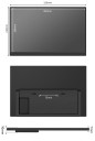 Přenosný monitor 14,1" IPS dotykový displej 1920 x 1200 Full HD 16 : 10 100 % sRGB 400 cd/m² HDR s USB-C a HDMI připojením pro PC a konzole 3