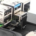 Prenosný monitor SHCHV 7" IPS dotykový displej 1024 x 600 LCD HDMI pre Raspberry Pi 5 / 4B / 3B+ a PC s držiakom 4