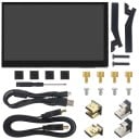 Prenosný monitor SHCHV 7" IPS dotykový displej 1024 x 600 LCD HDMI pre Raspberry Pi 5 / 4B / 3B+ a PC s držiakom 18