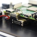 Přenosný monitor SHCHV 7" IPS dotykový displej 1024 x 600 LCD HDMI pro Raspberry Pi 5 / 4B / 3B+ a PC s držákem 14