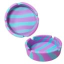 Prenosný silikónový popolník 8,3 cm Odolný proti obarenie Kulatý mäkký ekologický Popolník pre domácnosť kanceláriu hotel bar 9