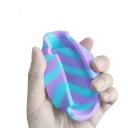 Prenosný silikónový popolník 8,3 cm Odolný proti obarenie Kulatý mäkký ekologický Popolník pre domácnosť kanceláriu hotel bar 11