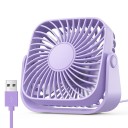 Přenosný stolní ventilátor 12,2x11,3x5,5 cm se 3 rychlostními stupni a naklápěcí hlavou pro pracovní stůl, ložnici i cestování 1