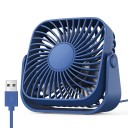 Přenosný stolní ventilátor 12,2x11,3x5,5 cm se 3 rychlostními stupni a naklápěcí hlavou pro pracovní stůl, ložnici i cestování 4
