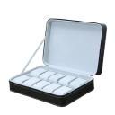 Přenosný úložný box na hodinky s 10 sloty na zip PU kůže s organizérem pro uložení kolekce a cestování s hodinkami 3