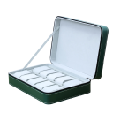 Přenosný úložný box na hodinky s 10 sloty na zip PU kůže s organizérem pro uložení kolekce a cestování s hodinkami 2