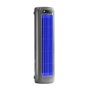 Přenosný věžový ventilátor 31,2x8,9x8,4 cm s akumulátorem 2000 mAh, 3 rychlostmi a LED podsvícením pro stůl, ložnici a cestování 2