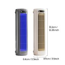 Přenosný věžový ventilátor 31,2x8,9x8,4 cm s akumulátorem 2000 mAh, 3 rychlostmi a LED podsvícením pro stůl, ložnici a cestování 3