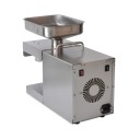 Prensa de aceite eléctrica Prensa de aceite en frío automática Prensa de acero inoxidable para el hogar 220 V 1500 W 41 x 16 x 31 cm para aceites saludables 2