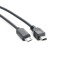 Prepojovací kábel Micro USB na Mini USB-B M / M 25 cm 2