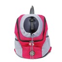Prepravný batoh pre psov 3–7 kg s priedušnou sieťovinou, vnútornou karabínou a nastaviteľnými popruhmi, veľkosť M, 36 x 21 x 40 cm, na výlety 6