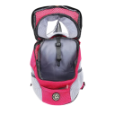 Prepravný batoh pre psov 3–7 kg s priedušnou sieťovinou, vnútornou karabínou a nastaviteľnými popruhmi, veľkosť M, 36 x 21 x 40 cm, na výlety 5