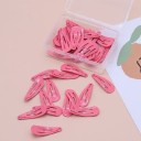 Presilhas decorativas para pelagem de pequenos cães 50 unid Fecho de clip Fabricadas em metal Tamanho 3 cm Forma de gota Para tratamento 3