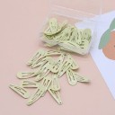 Presilhas decorativas para pelagem de pequenos cães 50 unid Fecho de clip Fabricadas em metal Tamanho 3 cm Forma de gota Para tratamento 6