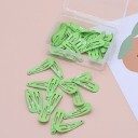 Presilhas decorativas para pelagem de pequenos cães 50 unid Fecho de clip Fabricadas em metal Tamanho 3 cm Forma de gota Para tratamento 9