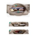 Prešívaná nylonová taška cez rameno Veľkokapacitná crossbody kabelka s vreckami na zips Rozmery 21 x 16 x 7 cm Školská taška do školy 8