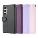 Prešívané knižkové puzdro na Samsung Galaxy A07 Odolné Kapsa na zips Kapsy na karty Magnetické zatváranie Odepínateľné pútko na zápästie Obal 1