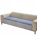 Prešívaný poťah na pohovku Protiskluzový 70 x 70 cm Vzor houndstooth Ochranný prehoz na sedačku a kreslo do obývacej izby 13