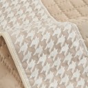 Prešívaný poťah na pohovku protiskluzový 90 x 180 cm vzor houndstooth ochranný prehoz na sedačku a gauč pre obývací izbu 14