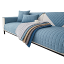 Prešívaný protiskluzový poťah na pohovku 110 x 110 cm ochranný prehoz na sedačku i gauč univerzálny chránič nábytku do obývacej izby 1