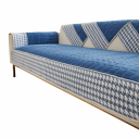 Prešívaný protiskluzový poťah na pohovku 90 x 160 cm Houndstooth pepito vzor Ochranný prehoz na sedačku a gauč do obývacej izby 2