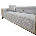 Prešívaný protiskluzový poťah na pohovku 90 x 160 cm Houndstooth pepito vzor Ochranný prehoz na sedačku a gauč do obývacej izby 5