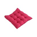 Prešívaný sedací vankúš na stoličku 40 × 35 cm mäkký podsedák s upevňovacími šnúrkami pre pohodlné sedenie v interiéri 6