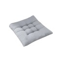 Prešívaný sedací vankúš na stoličku 40 × 35 cm mäkký podsedák s upevňovacími šnúrkami pre pohodlné sedenie v interiéri 3