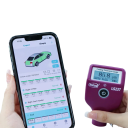 Přesný měřič tloušťky laku auta Linshang LS237 Bluetooth tester nátěru karoserie rozsah 0-3500 μm rubínový hrot s aplikací fialový 3