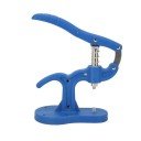 Pressa per chiusura casse orologio con set di 12 attacchi in nylon da 18–52 mm e attacco a farfalla 6