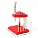 Presse horlogère pour l'installation des aiguilles avec un ensemble d'embouts, une pince et un support d'aiguilles 119×77×55 mm pour une réparation précise des montres 2
