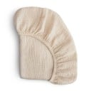 Prestieradlo do detskej postieľky až 83 × 43 × 5 cm Bavlnené mušelínové napínacie prestieradlo Oválny tvar Priedyšný poťah na matrac 12