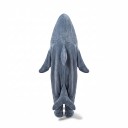 Převlek Žralok pro Dospělé Celotělový Kostým s Kapucí Žraločí Hlava se Zuby Polyester a Elastan na Karneval i Halloween 7