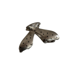 Prickig hårklämma 9,2 x 5 cm Dammsmyckad hårspänne Elegantisk dekorativ klämma fast grepp stiligt hårtillbehör 2