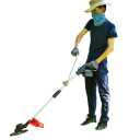 Přídavná rukojeť na sekačku ergonomické držení 40,5 x 12 cm hliníková slitina stříbrná pro křovinořez a vyžínač na trubky 26 a 28 mm 2