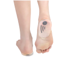 Priehľadné vložky do topánok s magnetom Masážny účinok Podpora chôdze Reflexné body Zdravotná stimulácia EÚ veľkosť 20–35 Nastaviteľné 3