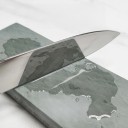 Přírodní brusný kámen ADAEE zrnitost 12000 rozměry 200 x 75 x 29 mm metamorfovaná hornina tmavě šedý na dokončování a leštění nožů 2