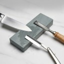 Přírodní brusný kámen ADAEE zrnitost 12000 rozměry 200 x 75 x 29 mm metamorfovaná hornina tmavě šedý na dokončování a leštění nožů 3