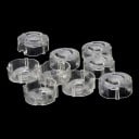 Prise de sécurité pour prise électrique 10 pcs Couverture transparente protégeant les enfants des chocs électriques Plastique ABS Dimensions 3,8 x 3,8 2