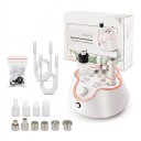 Prístroj na peeling tváre 3v1 so saním 60 kPa, 220–240 V EU, diamantová mikrodermabrázia, biely, na čierne bodky a domácu starostlivosť o pleť 3